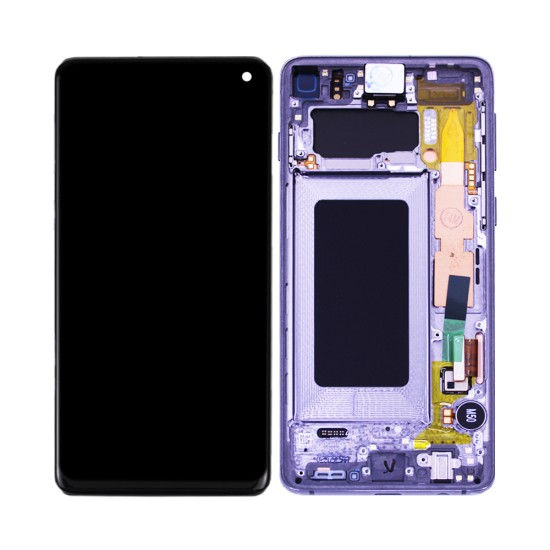 Touch+Display+Frame Samsung Galaxy S10/G973 Service Pack Preto